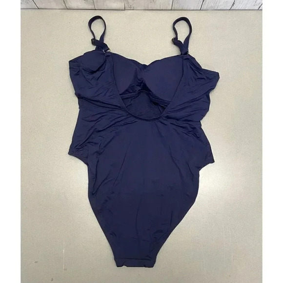 Andie Laguna Swimsuit Size XX-Large XXL Tall Navy NWT Adjustable Bathing Suit - Picture 2 of 5